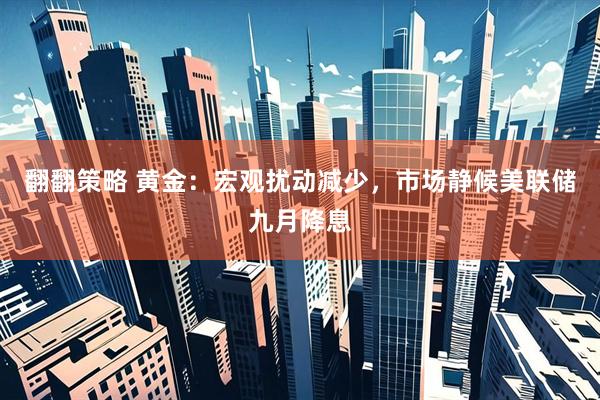 翻翻策略 黄金：宏观扰动减少，市场静候美联储九月降息