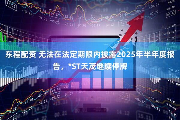 东程配资 无法在法定期限内披露2025年半年度报告，*ST天茂继续停牌